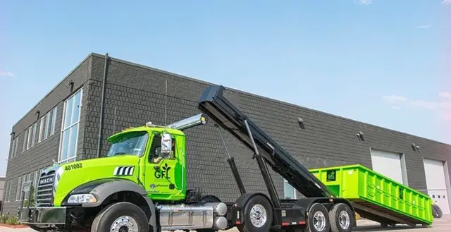 Wild West Recycling pickup truck on a job site